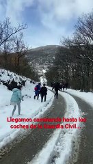 Rescate de unos niños de Tordesillas en el Lago de Sanabria