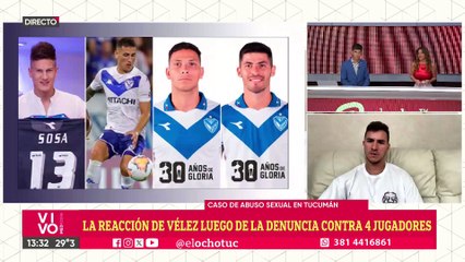 Nota demanda jugadores de Velez 08-03-24