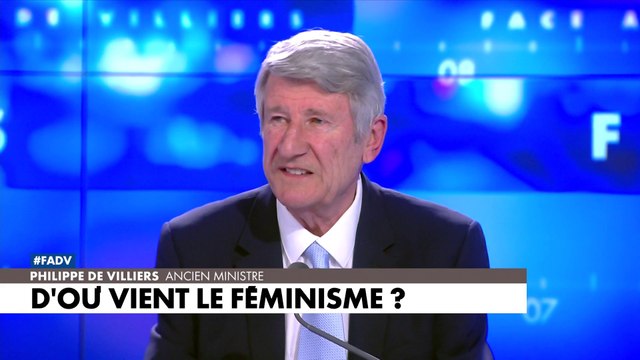 Philippe de Villiers : «Je crois que la femme est capable, toute seule, de montrer sa supériorité à l'homme. L'idée des quotas, c'est l'idée qu'il faut lui mettre des béquille»
