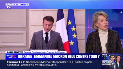 Anne Genetet (députée Renaissance des Français à l'étranger): "Il est question d'un soutien sans limite à l'Ukraine, mais il n'a jamais été question de troupes au sol"