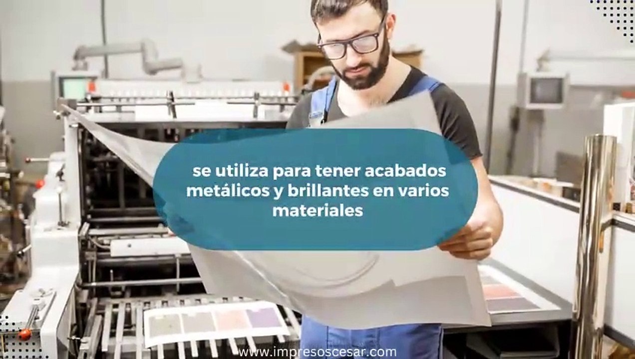 Impresión foil; brillando con estilo