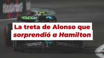La treta de Alonso que no vio venir Hamilton: es una pillería de otro planeta