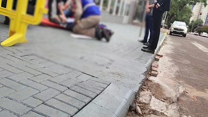 Aluna sofre fratura na perna em colégio na Rua Pernambuco