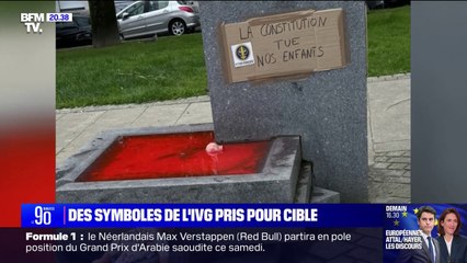 Download Video: Inscription de l'IVG dans la Constitution: des symboles de l'IVG pris pour cible