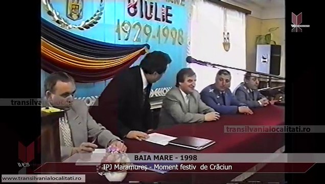 BAIA MARE 1998 - IPJ Maramureș - Moment festiv de Crăciun