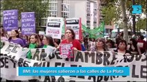 8M: las mujeres salieron a las calles de La Plata