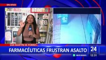 San Martín de Porres: trabajadores frustran asalto en farmacia