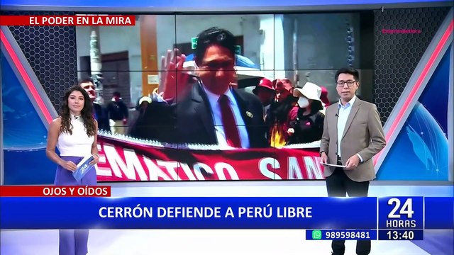 Cerrón defiende a congresistas de Perú Libre que bailaron en evento durante debate de la JNJ