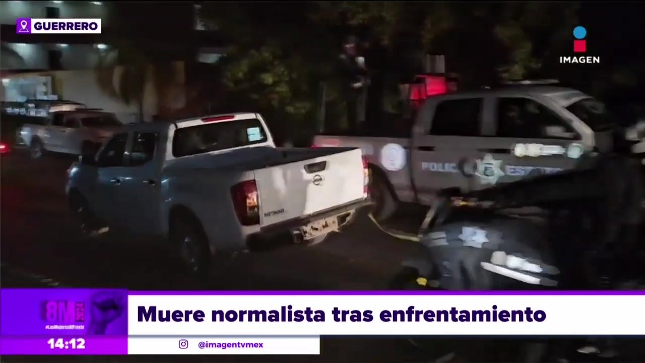 Muere un normalista tras enfrentamiento en Guerrero