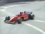F1 – Gerhard Berger (Ferrari V12) laps in qualifying – Monaco 1995