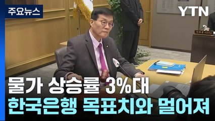 '금사과'에 멀어진 2%대 물가...금리 인하 '찬물' / YTN