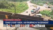 Crane Flyover di Muara Enim Roboh Timpa Kereta, 1.400 Penumpang KA Gagal Berangkat