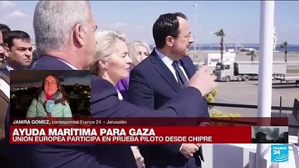 Informe desde Jerusalén: corredor marítimo a Gaza refleja presión a Israel para que entre más ayuda