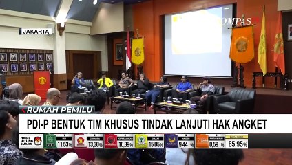 Sekjen PDIP Ungkap Sudah Bentuk Tim Khusus untuk Tindak Lanjuti Hak Angket