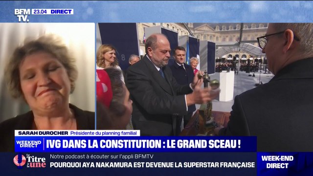 Sarah Durocher (présidente du planning familial): Le planning familial est attaqué, et par ça, le droit à l'avortement, le droit à l'éducation à la sexualité et également les droits des personnes LGBTQIA+