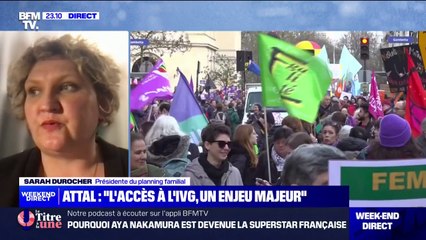 Sarah Durocher (présidente du planning familial): "Aujourd'hui, vous tapez sur internet:  'Je suis enceinte j'ai envie d'avorter", vous avez une chance sur deux de tomber sur un site anti-choix"