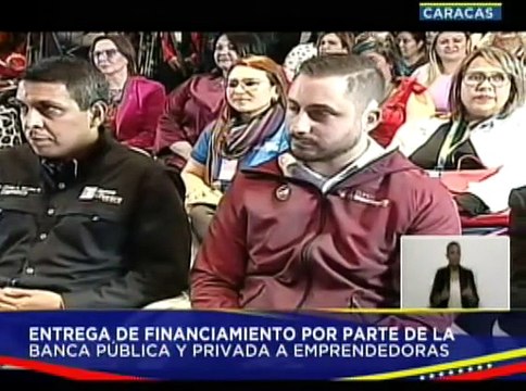 Banca pública y privada entrega financiamientos a emprendedoras venezolanas