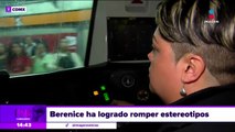 Desde hace 15 años, Berenice se desempeña como conductora del Metro