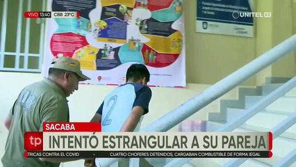 Arrestan a hombre que golpeó a su pareja e intentó ahorcarla en Sacaba