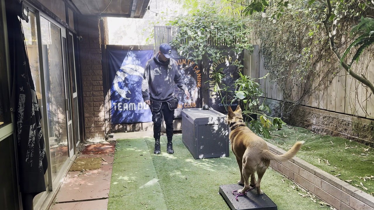 Working on bringing the left "heel" closer to body