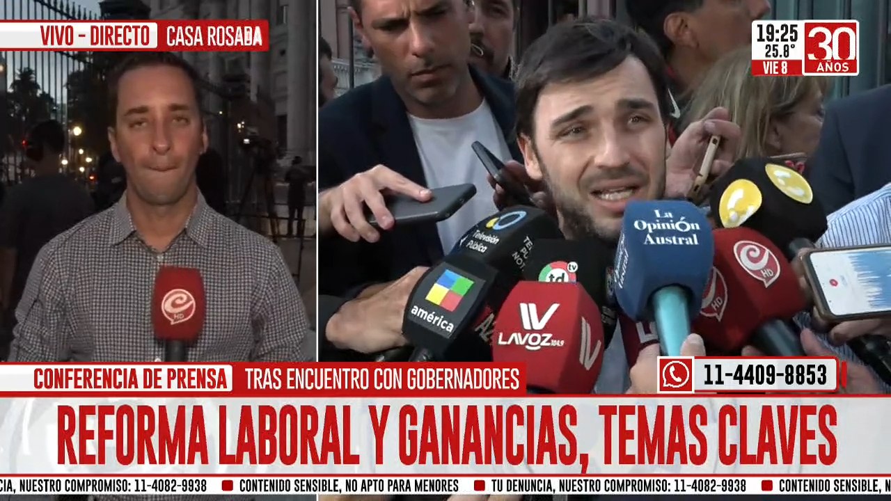 Los temas clave del encuentro entre Guillermo Francos y los gobernadores