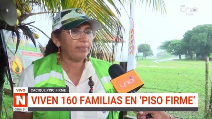 viven 160 familias en piso firme – Mojón define límite con Beni