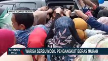 Warga Maros Rela Antre Panjang Demi Beras Murah