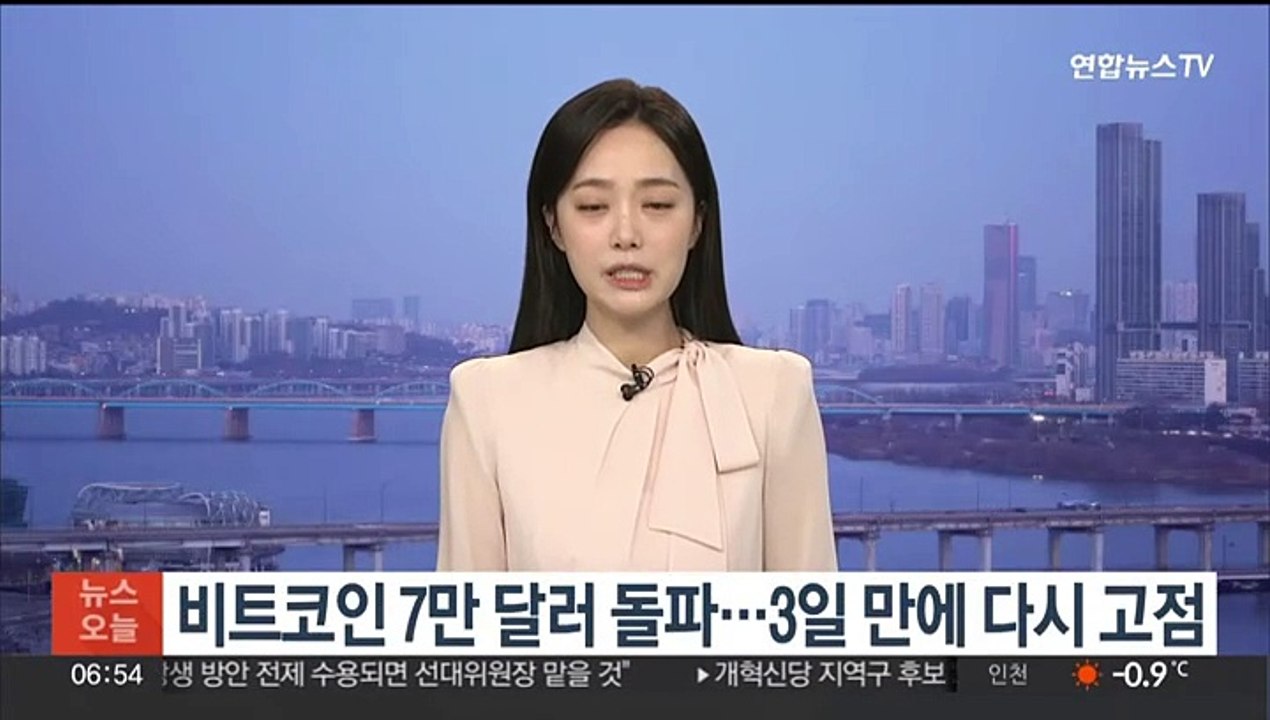 비트코인 7만 달러 돌파…3일 만에 다시 고점
