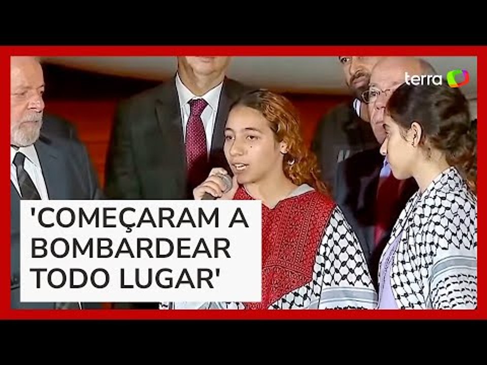 Jovem brasileira repatriada de Gaza se emociona ao falar sobre a guerra: 'Achei que ia morrer'
