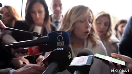 Dossierqggio, Meloni: auspico che il Parlamento approvi presto norme