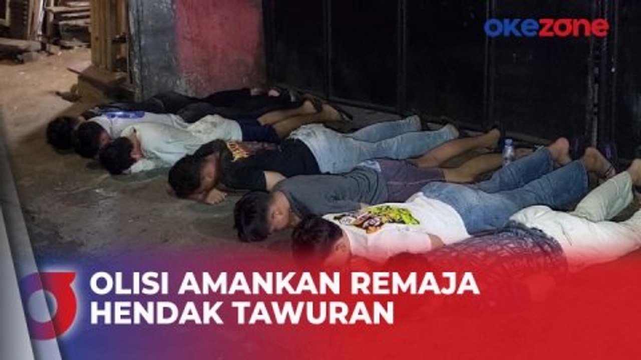 Hendak Tawuran, 7 Remaja Beserta Senjata Tajam di Pancoran Diamankan Polisi