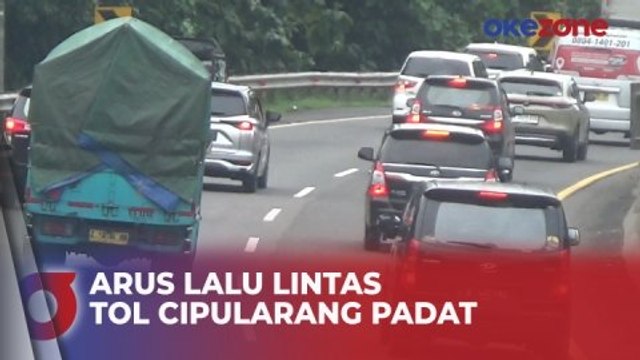 Libur Panjang Akhir Pekan, Arus Lalu Lintas di Tol Cipularang Padat