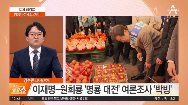 인천 계양을 여론조사 ‘박빙’…이재명 vs 원희룡