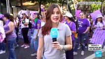 Miles de mexicanas salieron a protestar por los altos índices de violencia de género