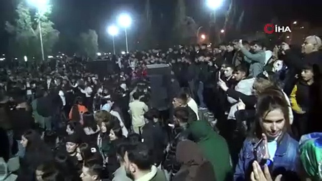 Cizre’de düğünleri aratmayan köprü açılışı