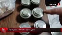 Malatya’da sahte altın operasyonu