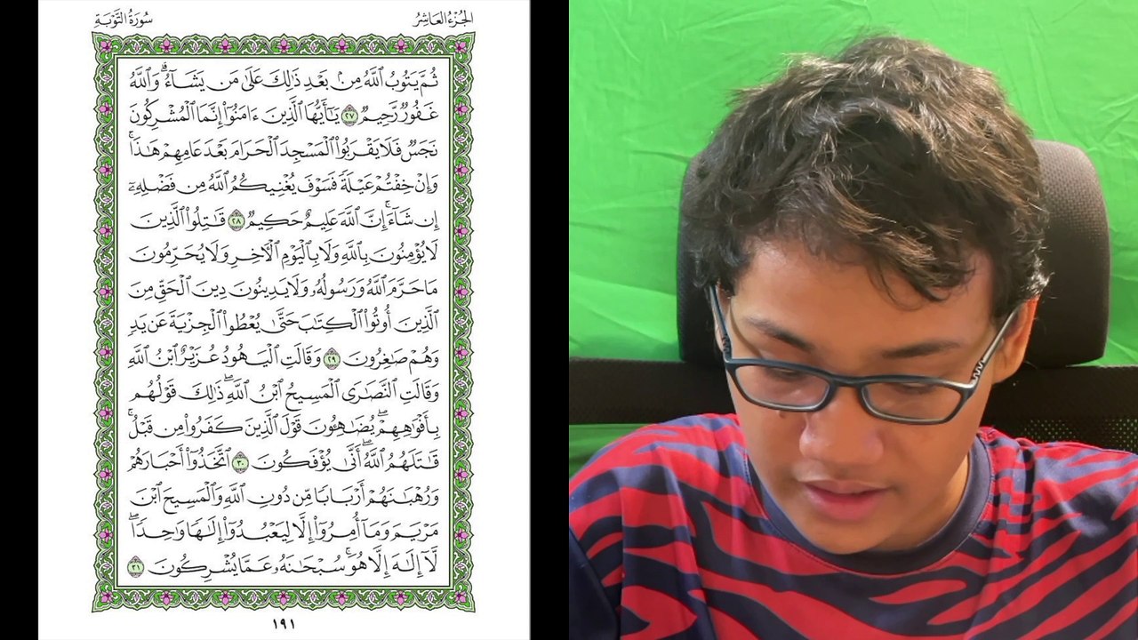 Ngaji Dengan Wan - Luqman ms 191 At - Taubah 27 - 31 سورة التوبة