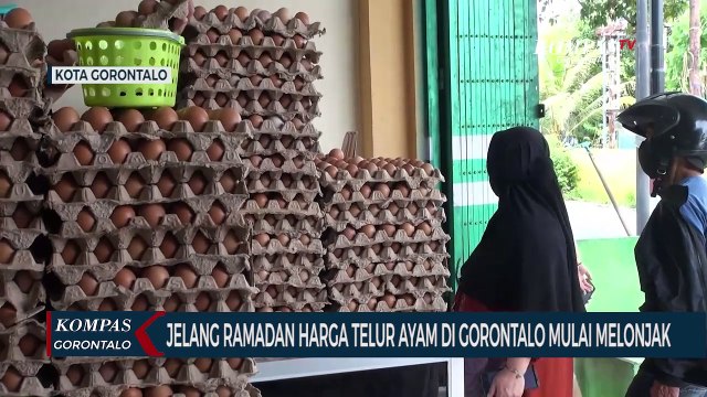 Jelang Ramadan, Harga Telur Ayam di Gorontalo Mulai Melonjak
