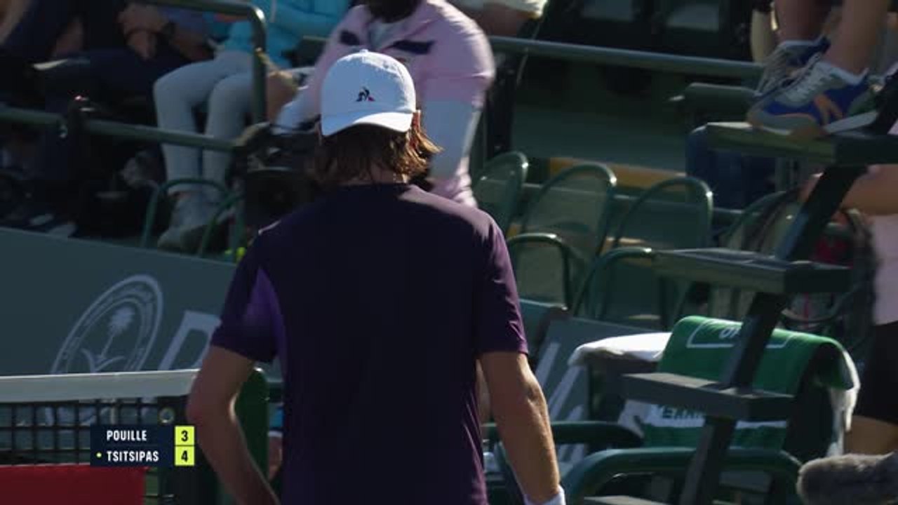 Indian Wells - Tsitsipas trop fort pour Lucas Pouille