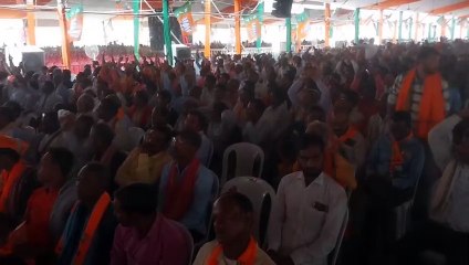 किसान सम्मेलन का कार्यक्रम शुरू, राजनाथ सिंह पहुंचे साइंस कॉलेज, देखें VIDEO