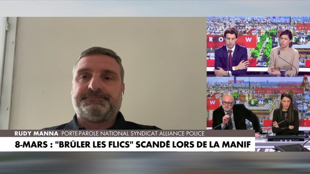 Rudy Manna, à propos du terme «brûler les flics» scandé par certaines manifestantes le 8 mars : «Ces gens-là ne vont pas dans le sens de leur cause»