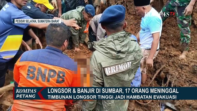 Korban Longsor dan Banjir di Sumbar Bertambah, 17 Korban Dilaporkan Meninggal Dunia