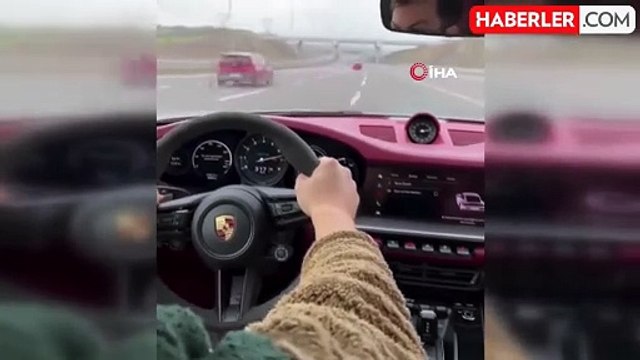 317 kilometre hız yapıp makas atan sürücüye 14 bin lira ceza