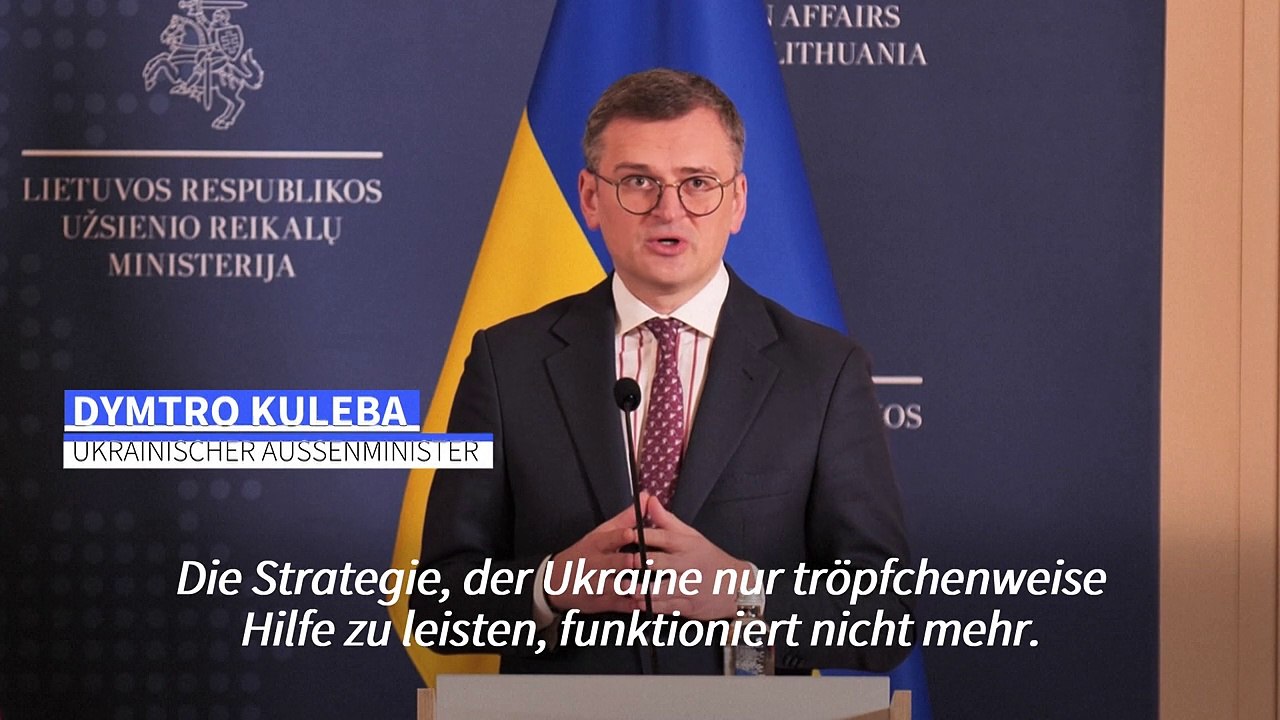 Ukraine kritisiert 'tröpfelnde' Militärhilfe