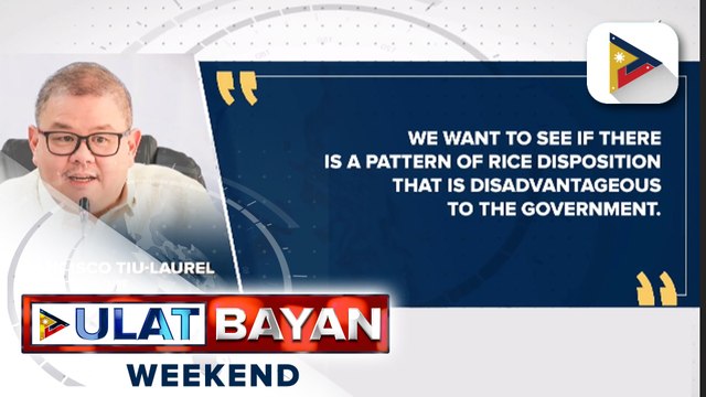 D.A. Sec. Laurel, ipinag-utos ang audit sa mga nailabas na bigas ng NFA mula 2019