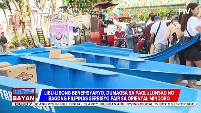 Libo-libong benepisyaryo, dumagsa sa paglulunsad ng Bagong Pilipinas Serbisyo Fair sa Oriental Mindoro