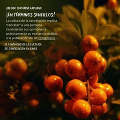 -Jacobo Shemaria Capuano- El fenómeno de la cultura de cancelación en línea: (Parte 1) (Creado por @JacoboShemariaCapuano)