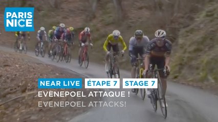 Evenepoel attaque - Stage 7 - Paris-Nice 2024