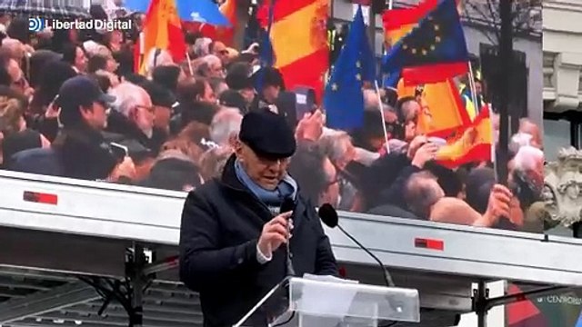 Alejo Vidal-Quadras, en la manifestación: Estoy vivo
