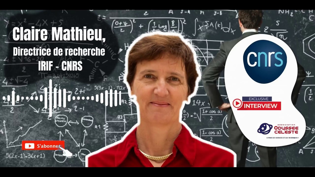 Claire Mathieu, Directrice de recherche en informatique au sein de l’Institut de recherche en informatique fondamentale (IRIF).